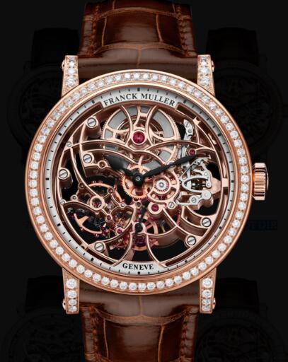 Franck Muller Round Men Skeleton Replica Watch for Sale Cheap Price 7042 B S6 SQT D1R 5N